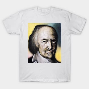 Thomas Hobbes Yellow Portrait | Thomas Hobbes Artwork 9 T-Shirt